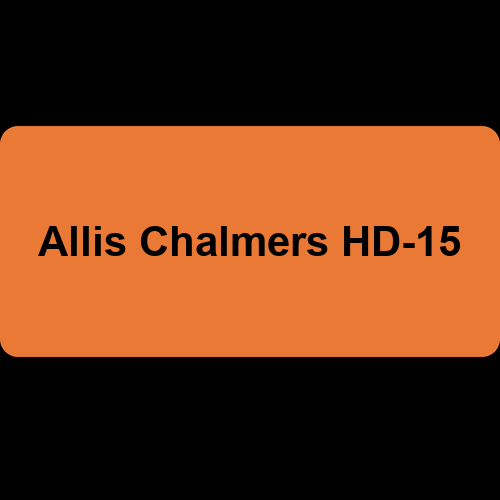 Allis Chalmers HD-15